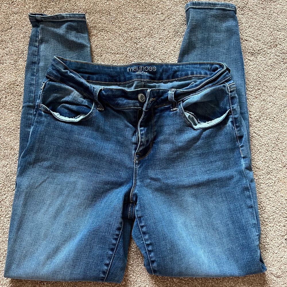 Maurice's skinny jeans size L long